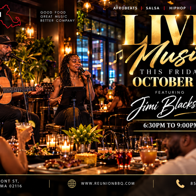 R&B & BBQ Thursdays at Reunion BBQ