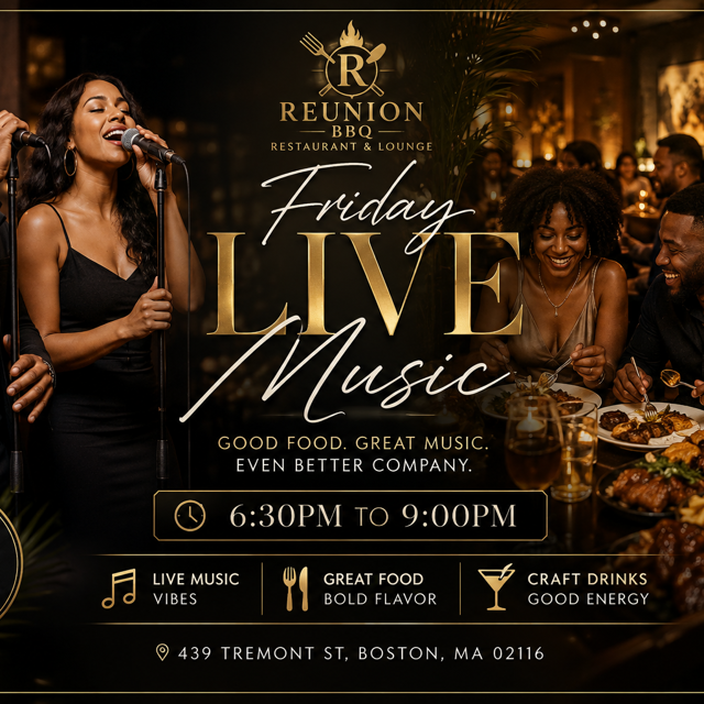 FRIDAY LIVE MUSIC • BBQ • WHISKEY