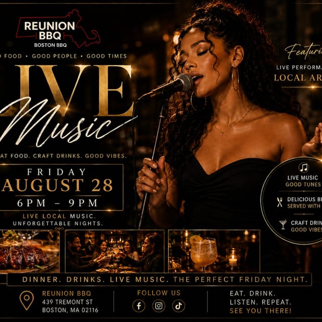 FRIDAY LIVE MUSIC • BBQ • WHISKEY
