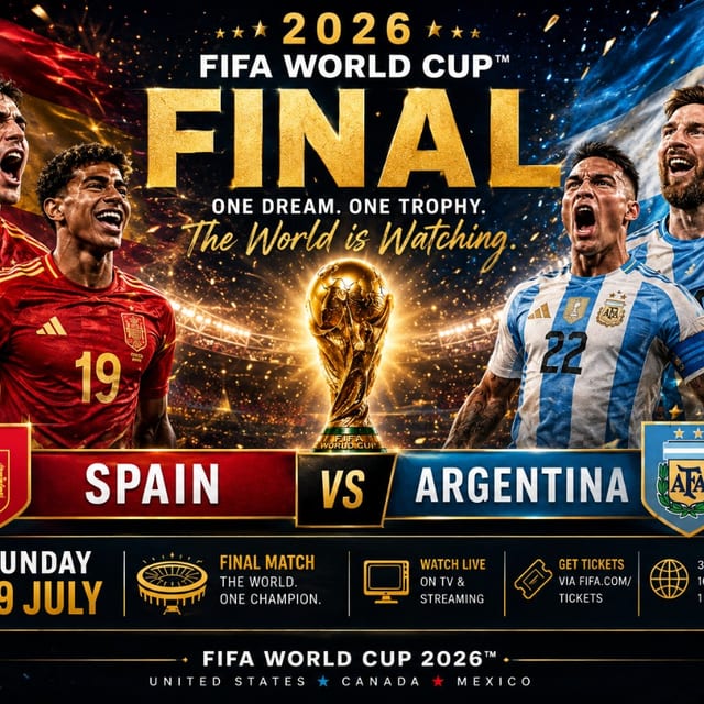 Spain vs Argentina World Cup Final