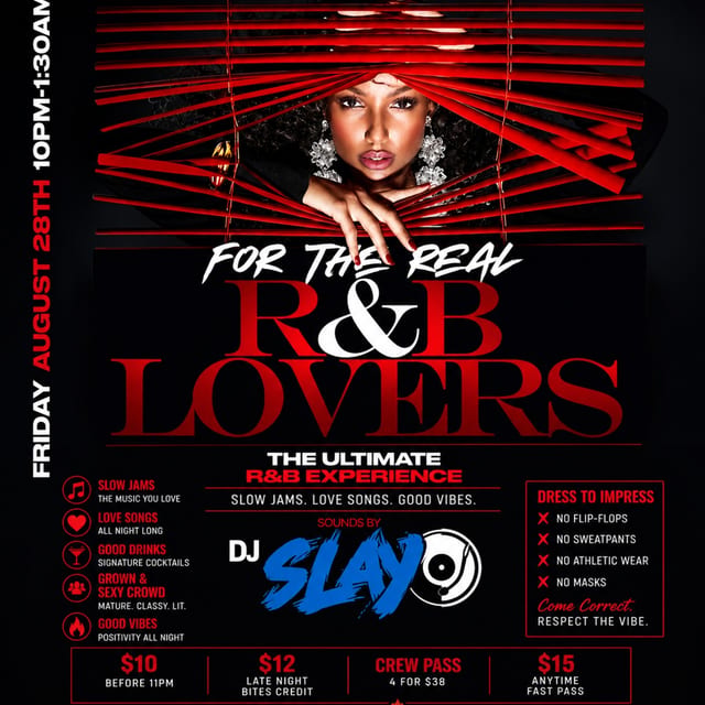 R&B FRIDAY LOVERS