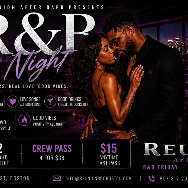 Friday R&B night !Reunion After Dark (21+) July EDITION