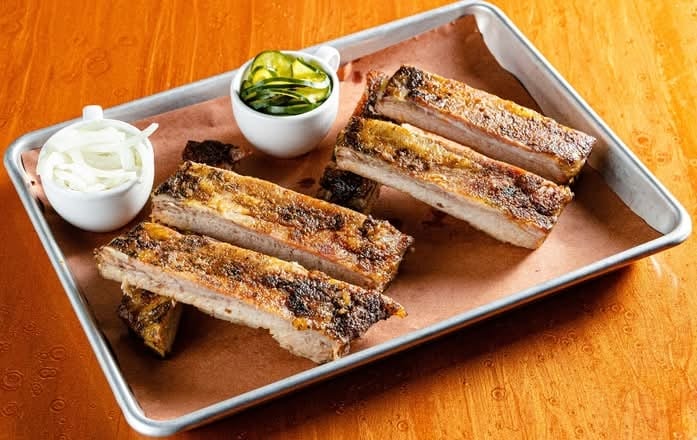Kids Pork Ribs Plate.