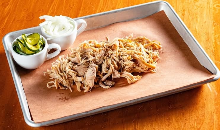BBQ Pulled Chicken (lunch).