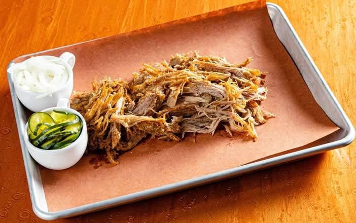 Kids Pulled Pork Plate.